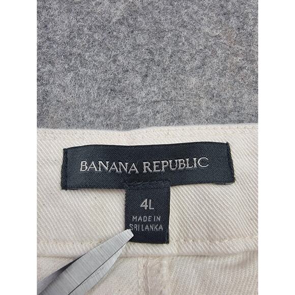 Banana Republic Pants Womens 4 Long Cream HR Riding Pant Lace Up Cotton - Picture 5 of 16